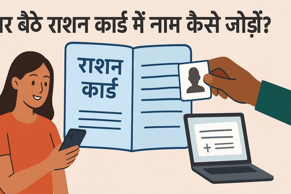 घर बैठे राशन कार्ड में नाम कैसे जोड़ें? Ration Card Me Naam Kaise Jode | Ration Card Me Family Member Add Online | How to add name on ration card, मोबाइल से राशन कार्ड में नाम कैसे जोड़ें. ऑनलाइन राशन कार्ड में परिवार के सदस्यों का आधार कार्ड कैसे जोड़ें
