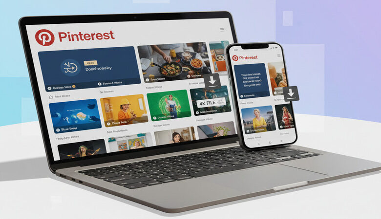 Pinterest video downloader 4K quality free