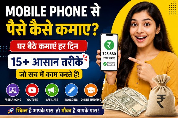 mobile phone se paise kaise kamaye